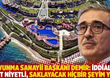 Savunma Sanayii Başkanı Demir: İddialar art niyetli, saklayacak hiçbir şeyim yok
