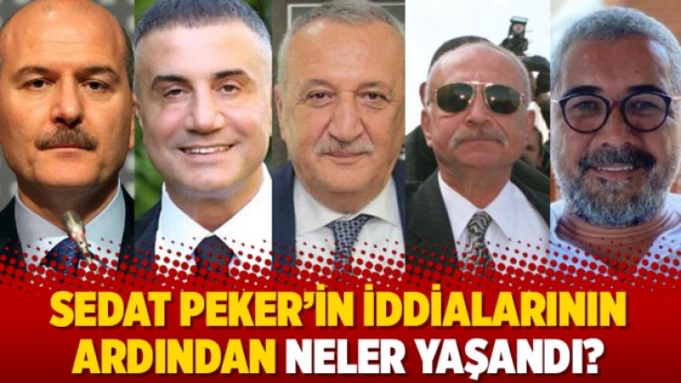 Sedat Peker’in iddialarının ardından neler yaşandı?