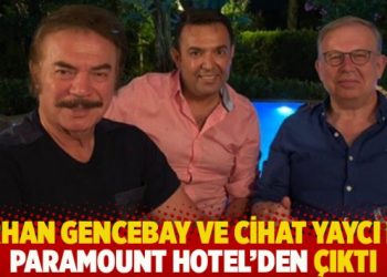 Orhan Gencebay ve Cihat Yaycı da Paramount Hotel’den çıktı