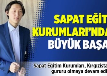 Sapat Eğitim Kurumları’ndan büyük başarı