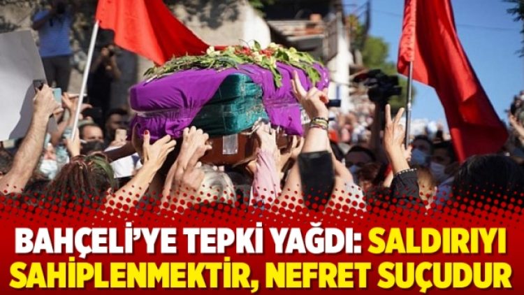 Bahçeli’ye tepki yağdı: Saldırıyı sahiplenmektir, nefret suçudur
