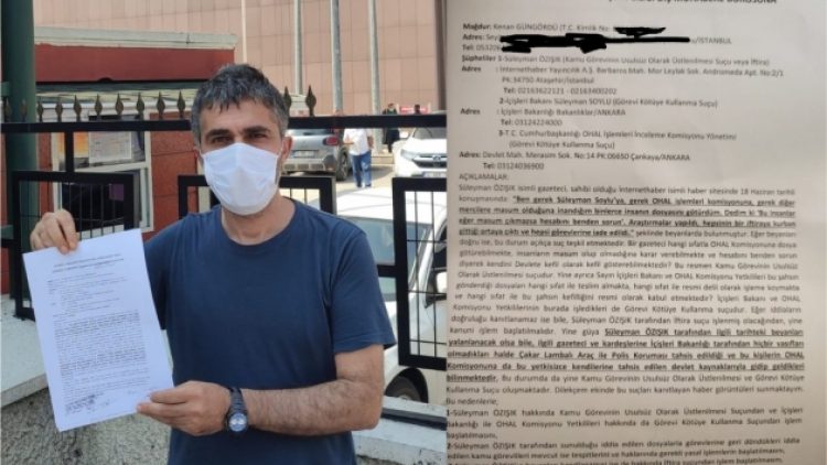 KHK’lı Kenan Güngördü, OHAL Komisyonu hakkında suç duyurusunda bulundu