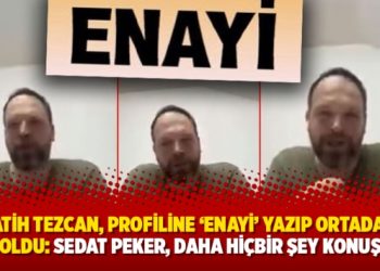 Fatih Tezcan, profiline ‘ENAYİ’ yazıp ortadan kayboldu: Sedat Peker, daha hiçbir şey konuşmadı
