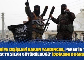 Suriye Dışişleri Bakan Yardımcısı, Peker’in ‘El Nusra’ya silah götürüldüğü’ iddiasını doğruladı