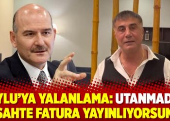 Soylu’ya yalanlama: Utanmadan sahte fatura yayınlıyorsun