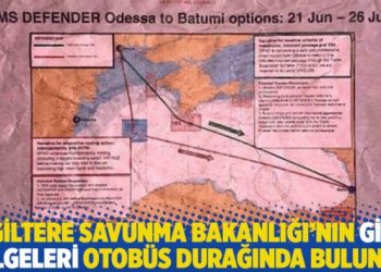 İngiltere Savunma Bakanlığı’nın gizli belgeleri otobüs durağında bulundu