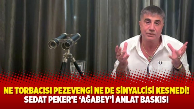Ne torbacısı pezevengi ne de sinyalcisi kesmedi! Sedat Peker’e ‘ağabey’i anlat baskısı