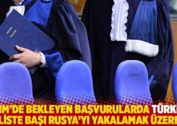 AİHM’de bekleyen başvurularda Türkiye, liste başı Rusya’yı yakalamak üzere