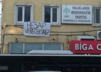 HDP binasında öldürülen Deniz Poyraz pankartı ‘kin ve nefret suçu’ sayıldı