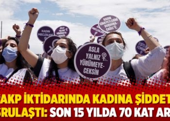 ‘AKP iktidarında kadına şiddet meşrulaştı: Son 15 yılda 70 kat arttı’