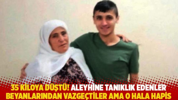 35 kiloya düştü! Aleyhine tanıklık edenler beyanlarından vazgeçtiler ama…
