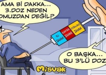 Misvak’tan şaşırtan ‘zam’ karikatürü