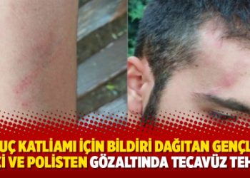 Suruç Katliamı için bildiri dağıtan gençlere bekçi ve polisten gözaltında tecavüz tehdidi