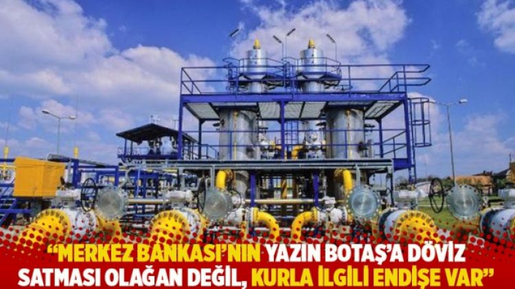 “Merkez Bankası’nın yazın BOTAŞ’a döviz satması olağan değil, kurla ilgili endişe var”