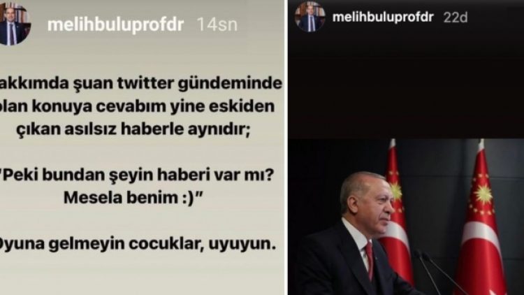 Bulu, görevden alındığını ‘anlayınca’ Erdoğan fotoğrafı paylaştı