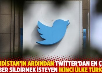 Twitter’dan en çok haber sildirmek isteyen ikinci ülke Türkiye