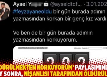 ‘Öldürülmekten korkuyorum’ paylaşımından 7 ay sonra, nişanlısı tarafından öldürüldü