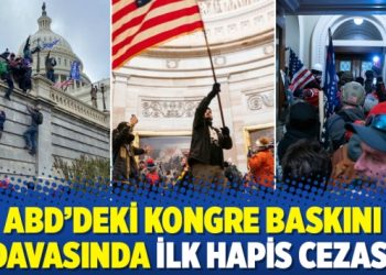 ABD’deki Kongre baskını davasında ilk hapis cezası