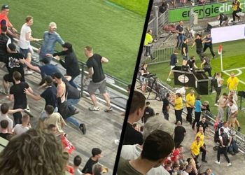 PSV-Galatasaray maçının devre arasında gerginlik