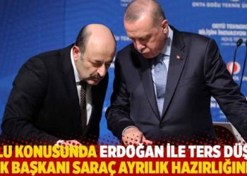 Bulu konusunda Erdoğan ile ters düşen YÖK Başkanı Saraç ayrılık hazırlığında