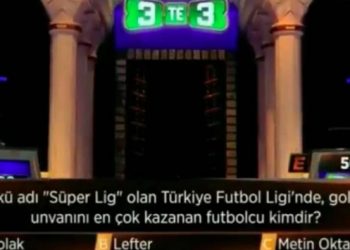 TRT 1’in yarışma programında yanlış yanıt doğru kabul edildi