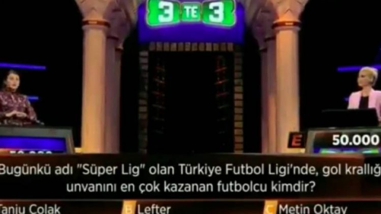 TRT 1’in yarışma programında yanlış yanıt doğru kabul edildi