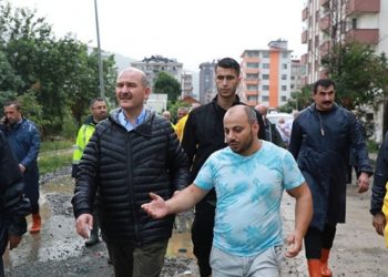 Soylu sel bölgesinde sigorta şirketlerine teşekkür etti