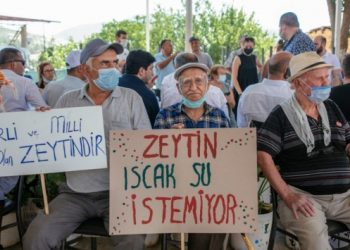Orhanlı köylüleri jeotermal santrale karşı ayakta