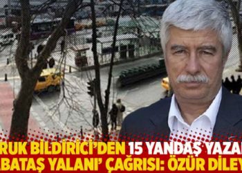 Faruk Bildirici’den 15 yandaş yazara ‘Kabataş yalanı’ çağrısı: Özür dileyin