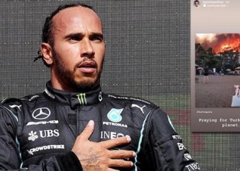 Hamilton’dan Türkiye paylaşımı: Türkiye ve gezegen için dua ediyorum