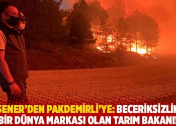Akşener’den Pakdemirli’ye: Beceriksizlikte bir dünya markası olan Tarım Bakanı!