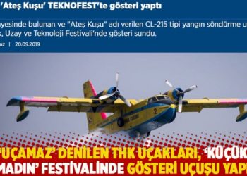 ‘Uçamaz’ denilen THK uçakları, ‘küçük damadın’ festivalinde gösteri uçuşu yapmış