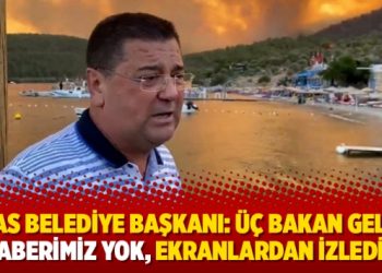 Milas Belediye Başkanı: Üç bakan gelmiş haberimiz yok, ekranlardan izledik
