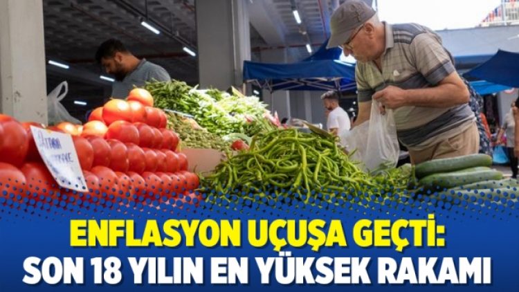 Enflasyon uçuşa geçti: Son 18 yılın en yüksek rakamı