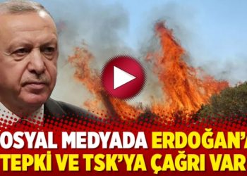 Sosyal medyada Erdoğan’a tepki ve TSK’ya çağrı var
