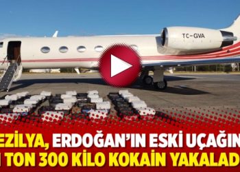 Brezilya, Erdoğan’ın eski uçağında 1 ton 300 kilo kokain yakaladı