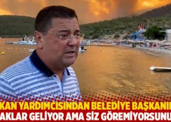 Bakan yardımcısından belediye başkanına: Uçaklar geliyor ama siz göremiyorsunuz!