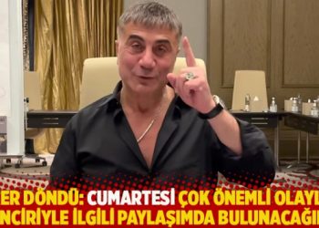 Peker döndü: Cumartesi çok önemli olaylar zinciriyle ilgili paylaşımda bulunacağım