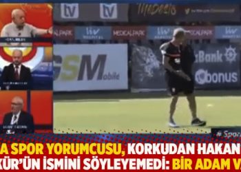 A Spor yorumcusu, korkudan Hakan Şükür’ün ismini söyleyemedi: Bir adam var!
