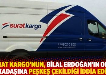 Sürat Kargo’nun, Bilal Erdoğan’ın okul arkadaşına peşkeş çekildiği iddia edildi