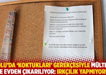 Bolu’da ‘koktukları’ gerekçesiyle mülteci aile evden çıkarılıyor: Irkçılık yapmıyoruz!