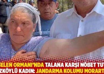 Akbelen Ormanı’nda nöbet tutan İkizköylü kadın: Jandarma kolumu morarttı