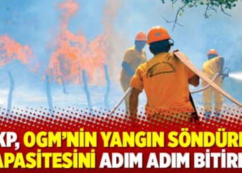 ‘AKP, OGM’nin yangın söndürme kapasitesini adım adım bitirdi’