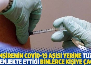 Hemşirenin Covid-19 aşısı yerine tuzlu su enjekte ettiği binlerce kişiye çağrı