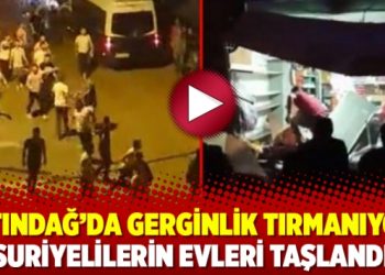 Altındağ’da gerginlik tırmanıyor; Suriyelilerin evleri taşlandı