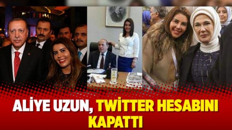 Aliye Uzun, Twitter hesabını kapattı