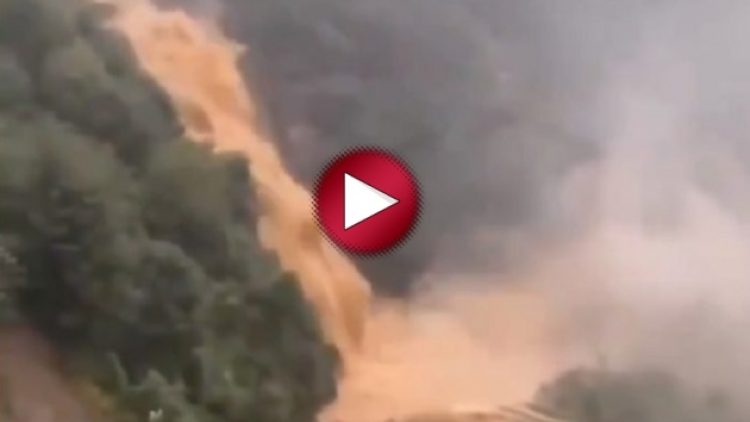 Rize’de korkutan görüntü: Ağaran Şelalesi taştı