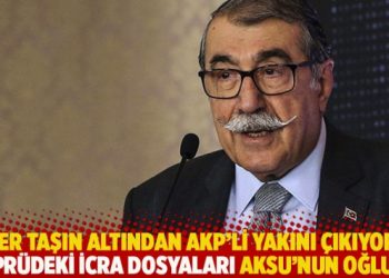Her taşın altından AKP’li yakını çıkıyor! Köprüdeki icra dosyaları Aksu’nun oğluna