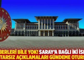 Saray’a bağlı iki ismin tutarsız açıklamaları gündeme oturdu! Haberleri bile yok