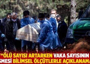“Ölü sayısı artarken vaka sayısının düşmesi bilimsel ölçütlerle açıklanamaz”